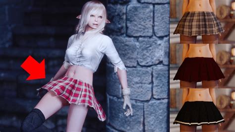Simple Skirt Hdt Smp Physics At Skyrim Special Edition Nexus Mods