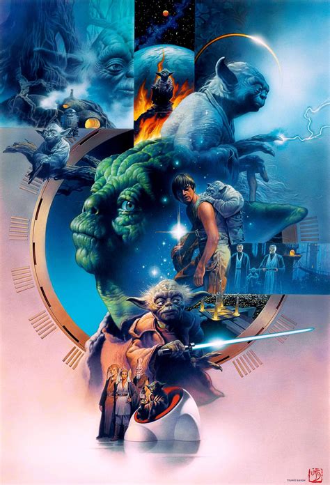 Yoda Star Wars Original Art Sandaworldcom The Art Of Tsuneo