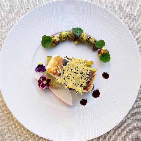 Asian pear, if cooked to a soft consistency, may be introduced as soon as baby is ready for solids, which is generally around 6 months of age. Seared crisp skin vermouth halibut in pear ginger green ...