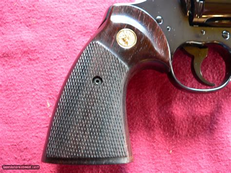 Colt Python Cal 357 Mag 6 Blue Revolver Manufactured In