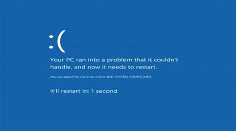 Bad System Config Info Error In Windows Fix System Info Bad