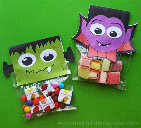 Printable Halloween Treat Bags Halloween Crafts For Kids