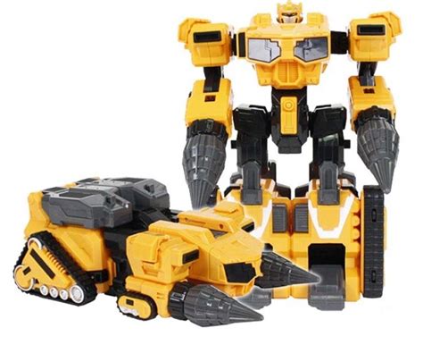 Miniforce X Maxbot Max Bot Yellow Ranger Transformer Robot Drill