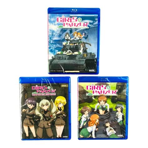 Girls Und Panzer Anime Complete Tv Series Ova Collection Anzio Battle Blu Ray Picclick
