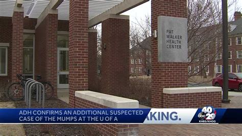 New Suspected Case Of The Mumps At The University Of Arkansas