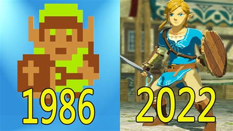 Evolution Of Legend Of Zelda 1986 2022 Youtube
