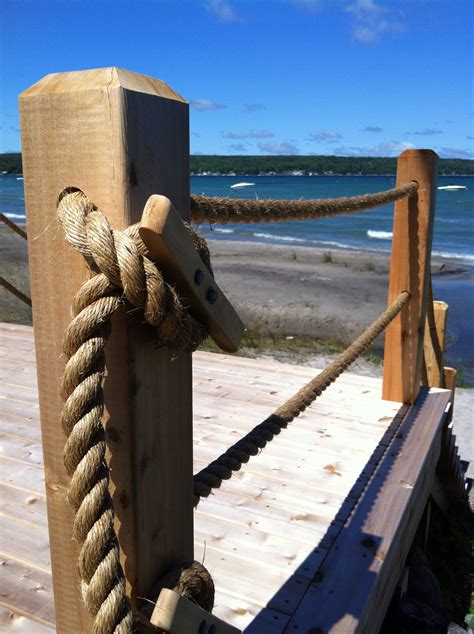 Beachy Beauty Deck Railings Railings Outdoor Rope Fence