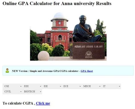 Check spelling or type a new query. GPA To Percentage Calculator for Anna University Chennai ...