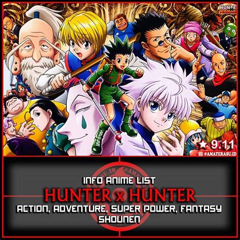 Info Anime List Hunter X Hunter ハンター×ハンター ⭐847