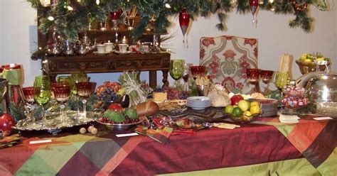 silver trappings holiday tables  christmas buffet