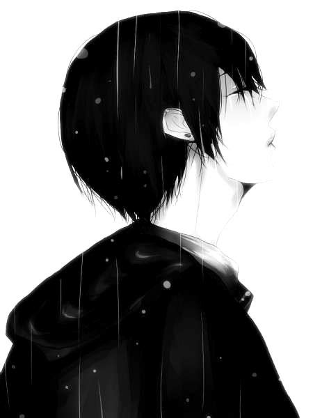 hot anime boy..in the rain | OTAKU | Pinterest | The o'jays, The rain and Monochrome
