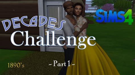 🌾the Sims 4 Decades Challenge Part 1 In The Beginning 👨🏿‍🌾📆 Youtube