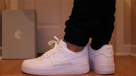 Nike Air Force 1 Low White On Feet Sneaker Talk Youtube