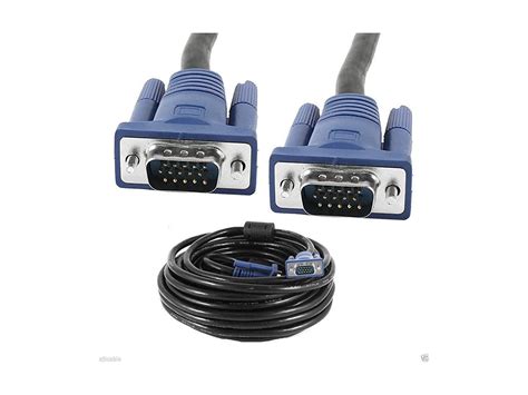 15 Pin Blue Vga 75ft 75feet Vga Monitor Mm Male To Male Cable Cord For