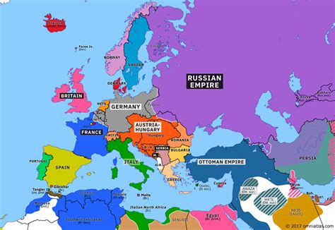 Stalemate On The Western Front Historical Atlas Of Europe 26 December 1914 Omniatlas