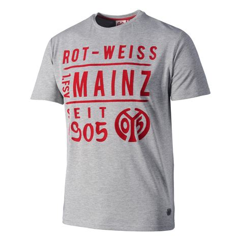 1. FSV Mainz 05 T-Shirt 1905 grau - kaufen & bestellen im BILD Shop