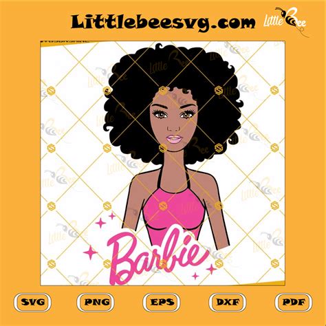 Barbie Afro Svg Barbie Doll Svg Barbie Black Girl Svg Black Girl