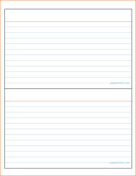Microsoft Word Note Card Template Professional Template Examples