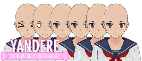 Mmd Yandere Simulator New Base New Facials By Thatsaikoucoconut