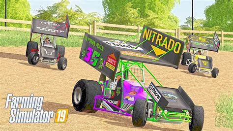 Sprint Car Racing On Dirt Track County Line Seasons Fs19 Roleplay