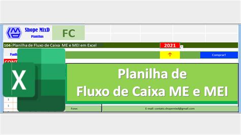 Planilha De Fluxo De Caixa Me E Mei Em Excel Josu Alves Martins Hotmart