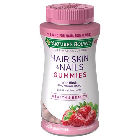 Supplement the vitamins, minerals, and fatty acids we get from our diets to keep hair, skin, and nails healthy. Nature's Bounty Optimal Solutions Hair, Skin & Nails ...