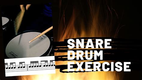 Simple Daily Exercise For Beginner Drummer Snare Drum Exercise