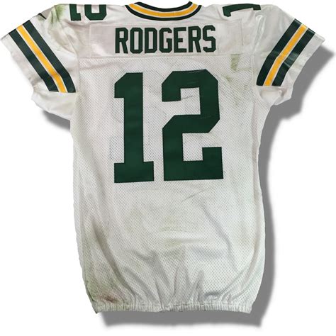 #12 aaron rodgers home legend jersey. Lot Detail - Aaron Rodgers 2015 Green Bay Packers Game ...