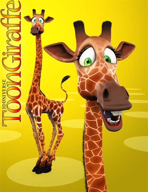 3d Universe Toon Giraffe Daz 3d