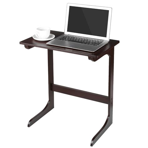 C shaped end table chair bedside laptop coffee stand wheeled snack furniture. HOMFA Bamboo Sofa Couch Coffee End Table Laptop Desk Snack ...