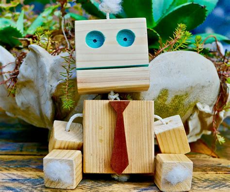 Wooden Robot Diy Homemade Toy 9 Steps With Pictures Instructables