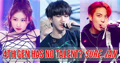 Old K Pop Fans Claim That Th Gen Idols Dont Have Any Outstanding