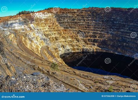 Red River Mines Minas Del Rio Tinto Stock Photo Image Of Iberian