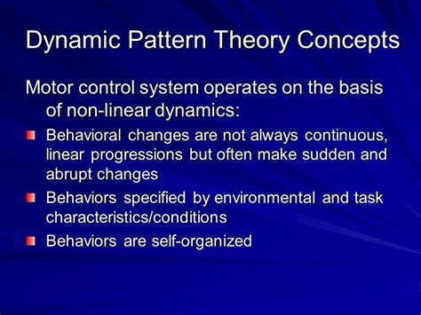 Dynamicpatterntheoryconcepts Mcisaac Health Systems Inc