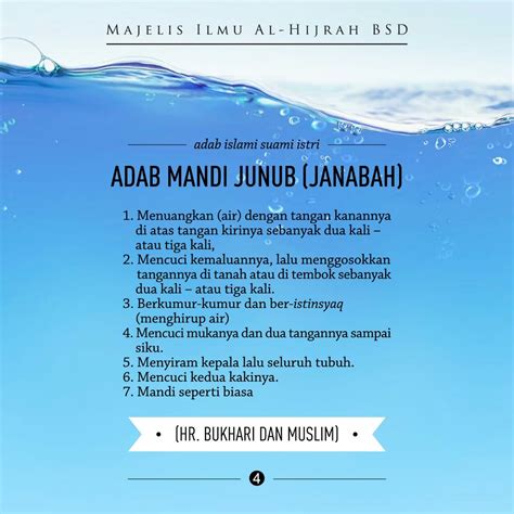 Niat Mandi Wajib Selepas Keluar Air Mani - Dan Poole