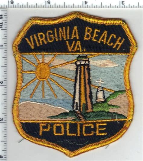 Virginia Beach Police Virginia Shoulder Patch From The 1970s Ebay