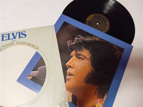 elvis a legendary performer volume 2 lp w memory log and color photo layout ebay