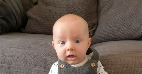 Parents Stunned As Baby Stands At 8 Weeks After Watching Strongman