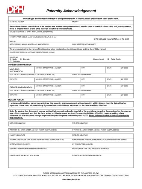 2016 Ga Form 3940 Fill Online Printable Fillable Blank Pdffiller