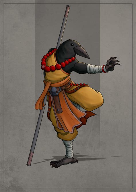 opiter kenku monk by silkynoire on deviantart in 2021 monk dnd dungeons and dragons races monk