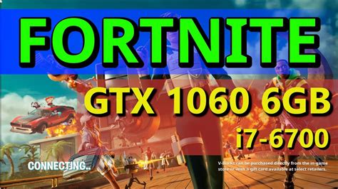 Fortnite Gtx 1060 6gb I7 6700 Highmediumperformance 1080p