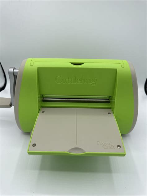 Cricut Provo Cuttlebug Machine Green Die Cutting Machine Only Ebay