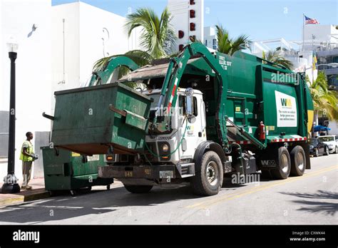 Waste Management Vehicle High Resolution Stock Photography and Images