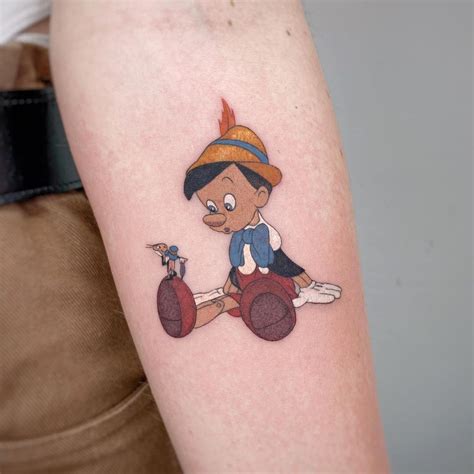 Pinocchio Cute Tattoos With Meaning Tatuaje A Color Disney Tattoos