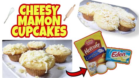 Cheesy Mamon Cupcakes Using Pancake Mix Super Easy Recipe Ala Susie