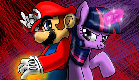 Mario And Twilight Sm Mlp Combo 1 By S216barber On Deviantart