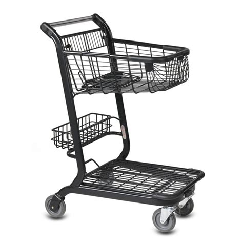 Express3500 Two Tier Wire Shopping Cart Versacart