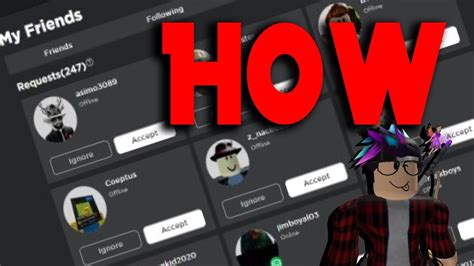 How To Accept Friend Requests On Roblox On Xbox