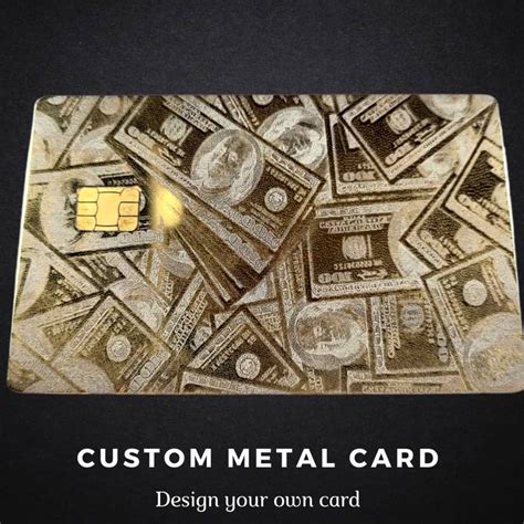 Custom Metal Credit Debit Card Made To Order Etsy