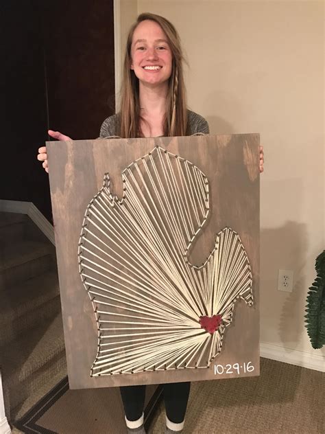 Maybe you would like to learn more about one of these? String art wedding gift for a couple who are getting ...